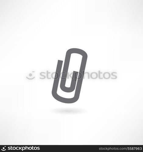 paperclip icon vector