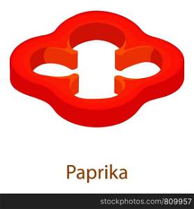 Paprika icon. Isometric illustration of paprika icon for web. Paprika icon, isometric 3d style