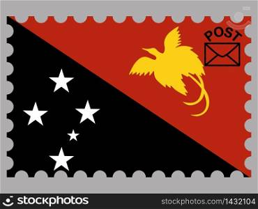 Papua New Guinea national country flag. original colors and proportion. Simply vector illustration background. Isolated symbols and object for design, education, learning, postage stamps and coloring book, marketing. From world set