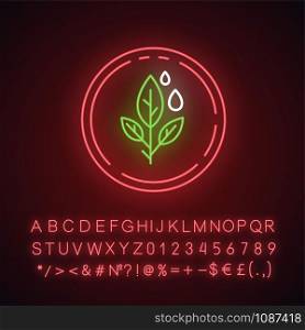 Paraben free neon light icon. ?on-toxic, non-chemical pharmaceutics. ?ypoallergen cosmetics. Product free ingredient. Glowing sign with alphabet, numbers and symbols. Vector isolated illustration
