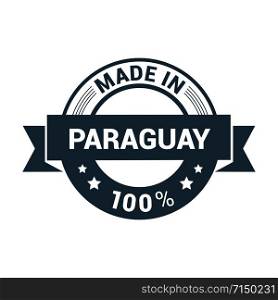 Paraguay stamp design vector