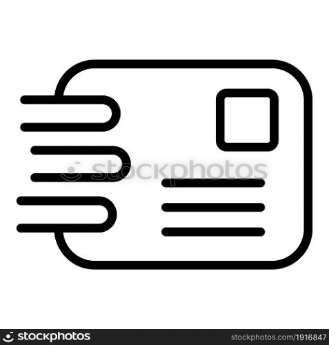 Parcel box icon outline vector. Delivery package. Shipping service. Parcel box icon outline vector. Delivery package