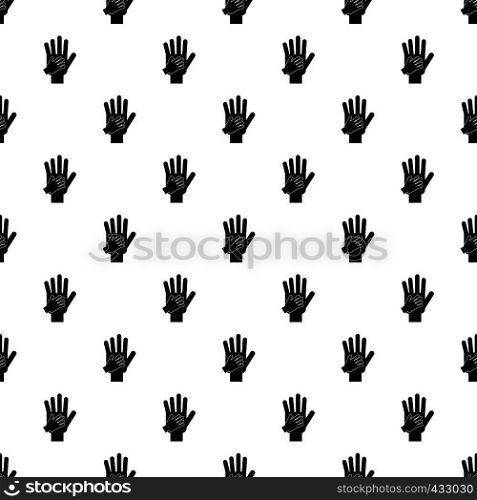 Parent and child hands together pattern seamless in simple style vector illustration. Parent and child hands together pattern vector