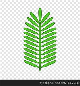 Paripinnate leaf icon. Cartoon illustration of paripinnate leaf vector icon for web. Paripinnate leaf icon, cartoon style