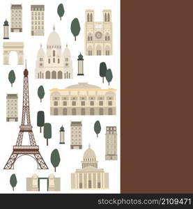Paris. Vector background