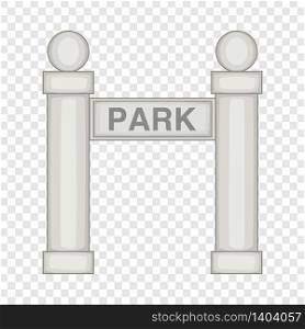 Park icon. Cartoon illustration of park vector icon for web. Park icon, cartoon style