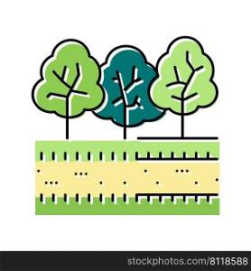 park nature color icon vector. park nature sign. isolated symbol illustration. park nature color icon vector illustration