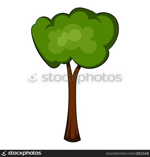Park tree icon. Cartoon illustration of park tree vector icon for web. Park tree icon, cartoon style