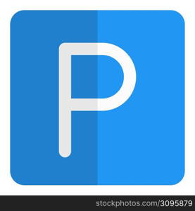 Parking sign for the hotel car park