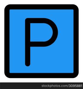 Parking sign for the hotel car park