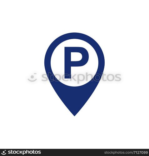 Parking signage icon