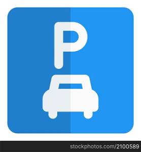 Parking space for hospital visitor and staff member