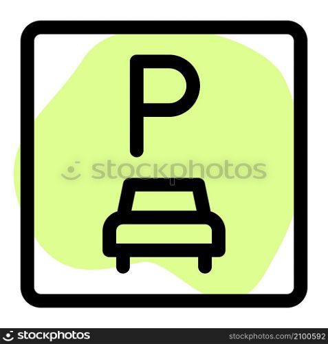 Parking space for hospital visitor and staff member