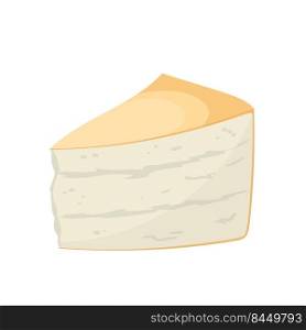 parmesan cheese cartoon. white parmigiano, italian piece, hard slice top block parmesan cheese vector illustration. parmesan cheese cartoon vector illustration