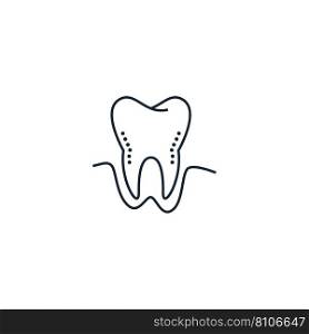 Parodontosis creative icon from dental icons Vector Image