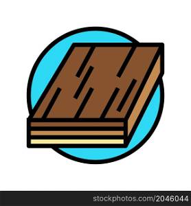 parquet wooden floor color icon vector. parquet wooden floor sign. isolated symbol illustration. parquet wooden floor color icon vector illustration