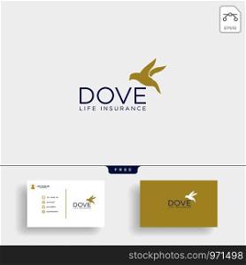 Parrot business logo template vector illustration with business card icon elements isolated - vector. Parrot business creative logo template vector illustration