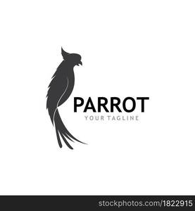 Parrot Logo Design Vector