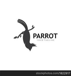 Parrot Logo Design Vector