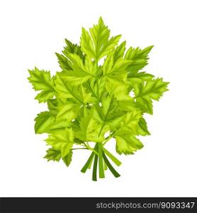 parsley herb food cartoon. fresh green, leaf spice, ingredient cooking, seasoning, plant garnish parsley herb food vector illustration. parsley herb food cartoon vector illustration