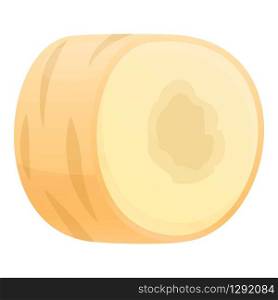 Parsnip roll icon. Cartoon of parsnip roll vector icon for web design isolated on white background. Parsnip roll icon, cartoon style