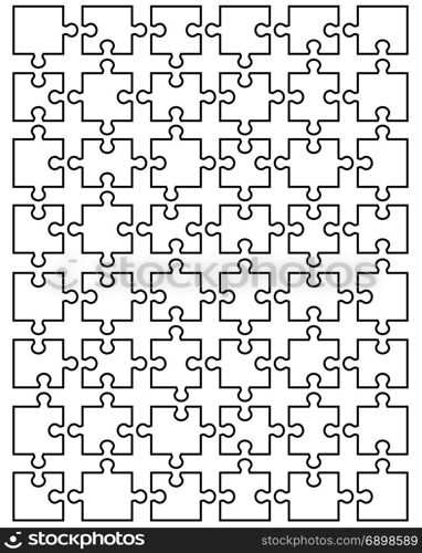 parts of white puzzle