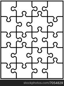 parts of white puzzle