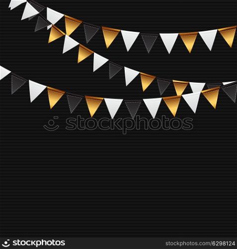 Party Background with Flags Illustration. EPS10. Party Background with Flags Illustration.