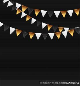 Party Background with Flags Illustration. EPS10. Party Background with Flags Illustration.