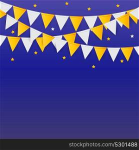 Party Background with Flags Vector Illustration. EPS 10. Party Background with Flags Vector Illustration