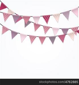 Party Background with Flags Vector Illustration. EPS10. Party Background Baner with Flags Vector Illustration
