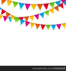 Party Background with Flags Vector Illustration. EPS10. Party Background with Flags Vector Illustration.