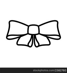 Party Bow Icon. Bold outline design with editable stroke width. Vector Illustration.