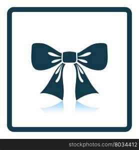 Party bow icon. Shadow reflection design. Vector illustration.