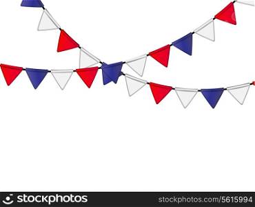 Party Flag Background Vector Illustration. EPS 10