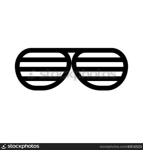 party glasses, icon on isolated background