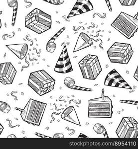 Party pattern vector image