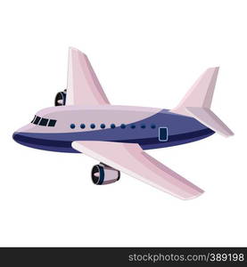 Passenger airliner icon. Cartoon illustration of airliner vector icon for web design. Passenger airliner icon, cartoon style