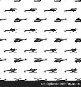 Passenger helicopter pattern seamless background texture repeat wallpaper geometric vector. Passenger helicopter pattern seamless vector