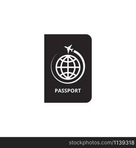 Passport icon graphic design template vector isolated. Passport icon graphic design template vector