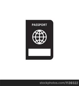 Passport icon graphic design template vector isolated. Passport icon graphic design template vector