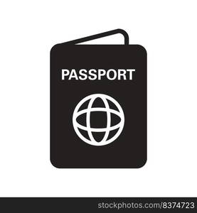 passport icon vector design illustration