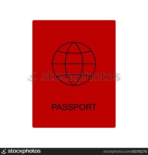 passport icon vector illustration design