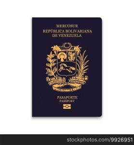 Passport of . Citizen ID template. Vector illustration 