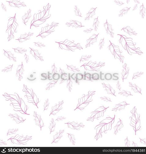 Pastel-colored seamless feather pattern. Seamless background with feathers of bird. Boho style. Pastel-colored seamless feather pattern. Seamless background with feathers of bird.