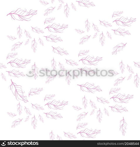 Pastel-colored seamless feather pattern. Seamless background with feathers of bird. Boho style. Pastel-colored seamless feather pattern. Seamless background with feathers of bird.