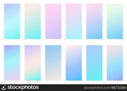 Pastel gradient backgrounds. Winter light blue and purple sky. Abstract soft vector designs. Pastel gradient backgrounds. Winter light blue and purple sky. Abstract soft vector designs.