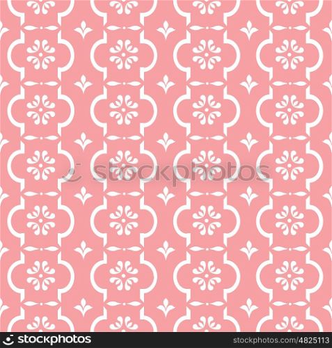 Pastel retro vector patterns tiling. Endless texture can be used for printing onto fabric and paper or scrap booking, surface textile, web page background. Flower abstract shapes