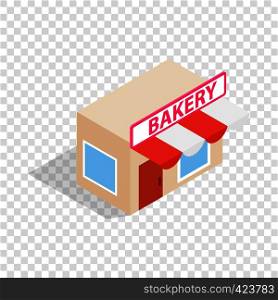 Pastry shop isometric icon 3d on a transparent background vector illustration. Pastry shop isometric icon