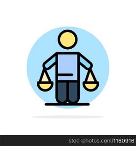 Patent, Conclusion, Court, Judgment, Law Abstract Circle Background Flat color Icon